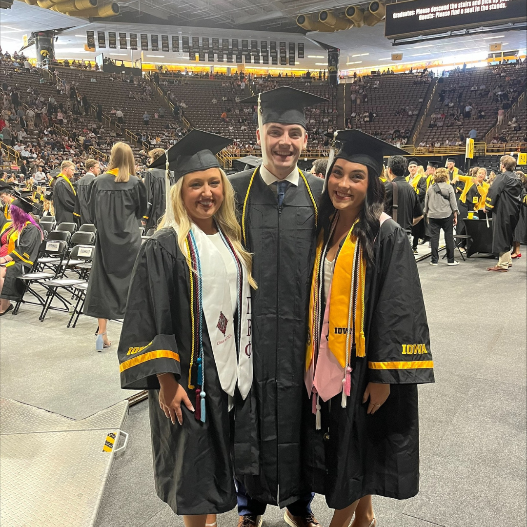 Sport and Recreation Management students at their Spring 2024 graduation ceremony