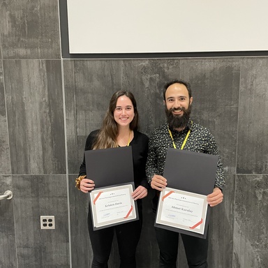 People holding certificates from the IPS Meeting 2024