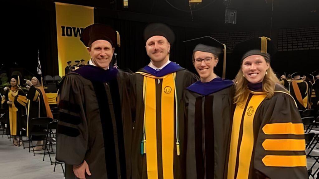 Graduate students with HHP staff