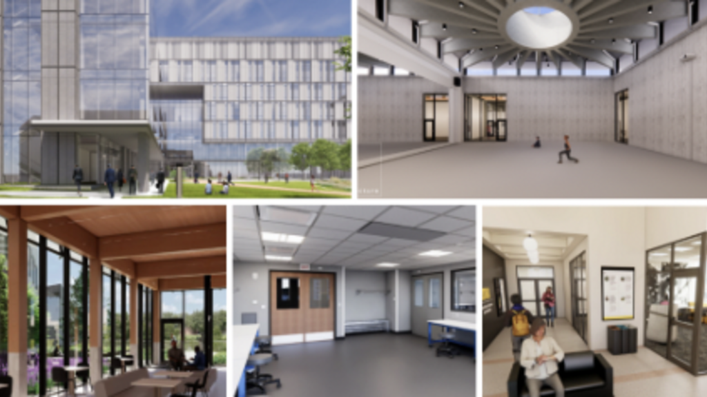 Collage of Images of New Building