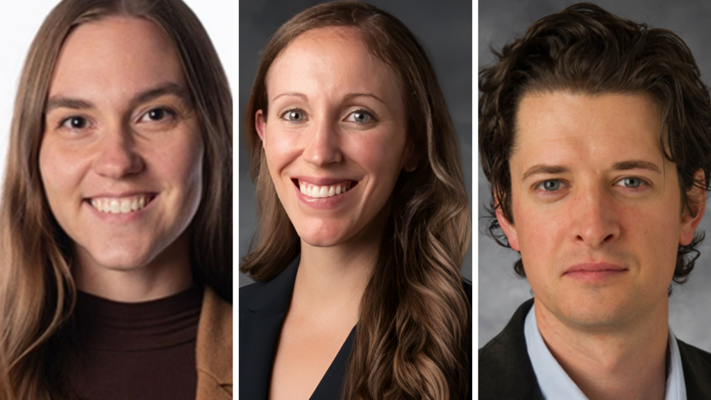 Lisa VanWiel, Kara Whitaker, and Lucas Carr